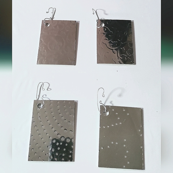 NEW (4x) Silver Italian Muro Christmas Ornaments Set! Handcrafted. Hand-painted. - Picture 1 of 8